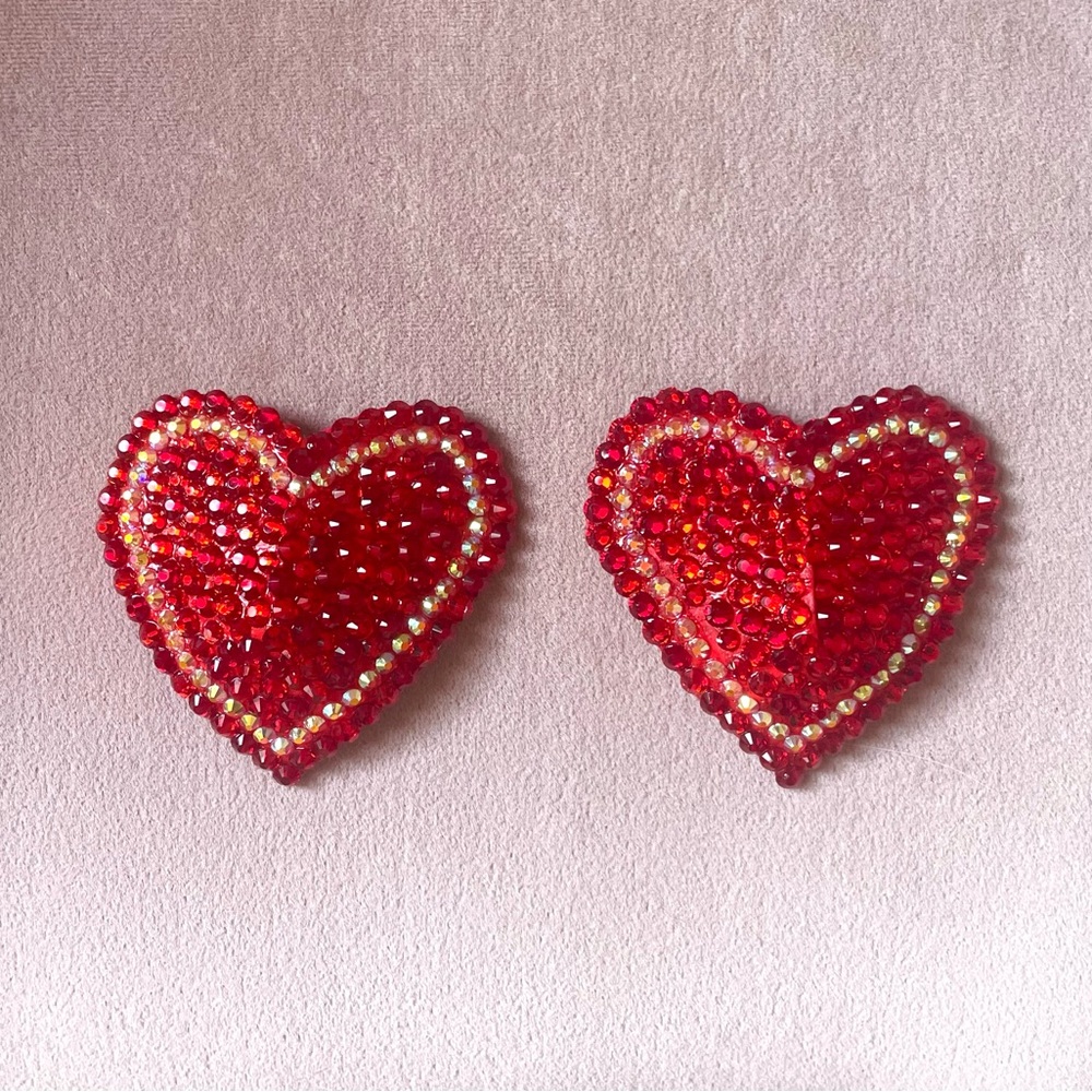 Red Hots-heart pasties